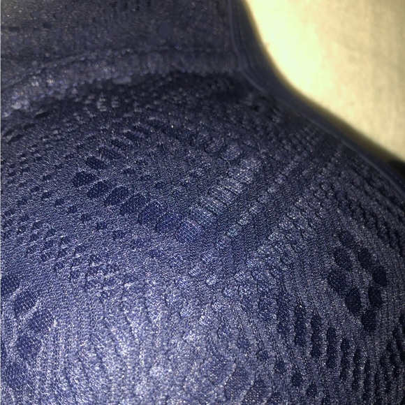 Aerie bikini navy top & string bottom - Picture 4 of 6